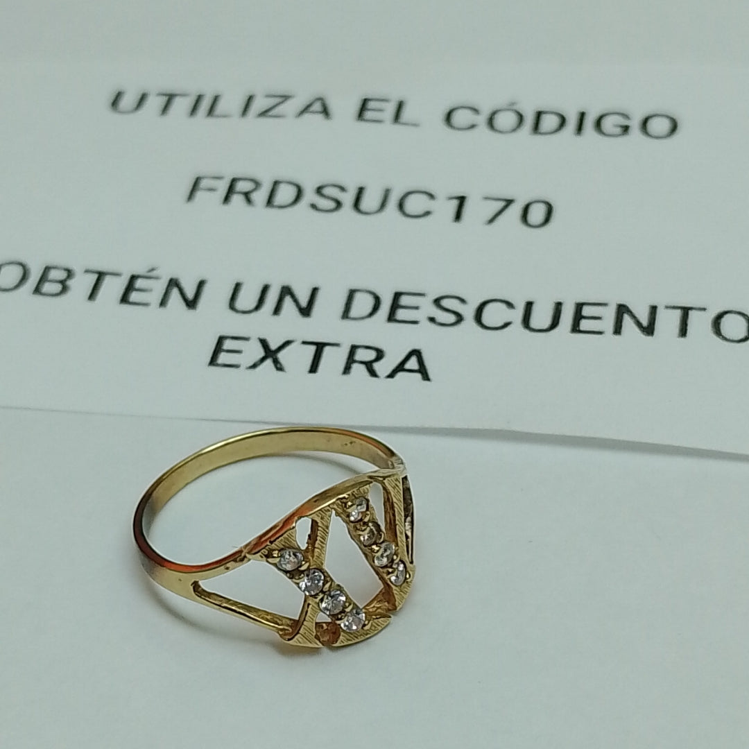 ANILLO CONMEMORATIVO ORO 10 K 1.9 GRMS (SEMINUEVO)