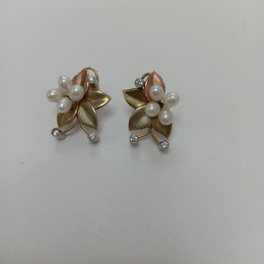 ARETES PAR ORO 10 K 5 GRMS (SEMINUEVO)