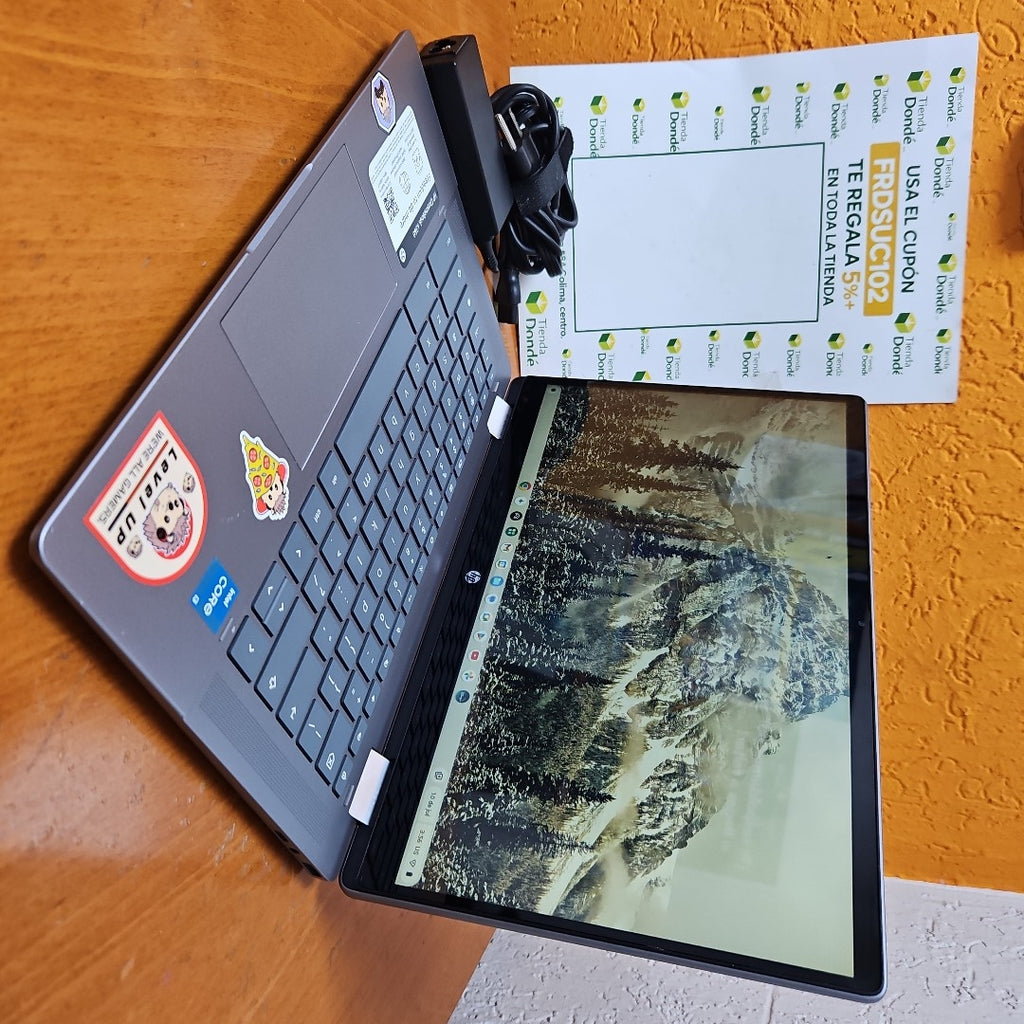 LAPTOP HP CHROMEBOOK PLUS X360 14B-CD0023DX (2024) 256 GB SSD 8 GB RAM (SEMINUEVO)