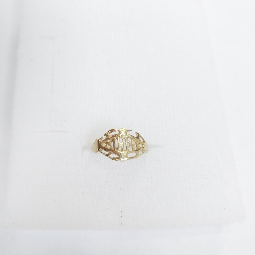 ANILLO DE GRADUACIÓN ORO 10 K 0,70 GRMS (SEMINUEVO)