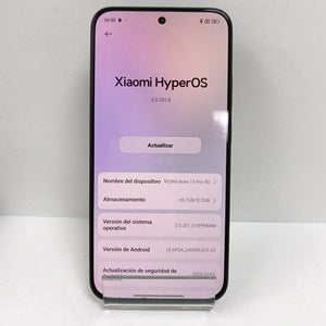 CELULAR XIAOMI REDMI NOTE 15 PRO 5G 25080RABDG (2026) 512 GB 8 GB RAM (SEMINUEVO)