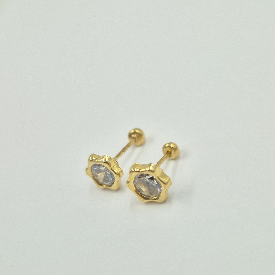BROQUELES PAR ORO 14 K 0.7 GRMS (SEMINUEVO)