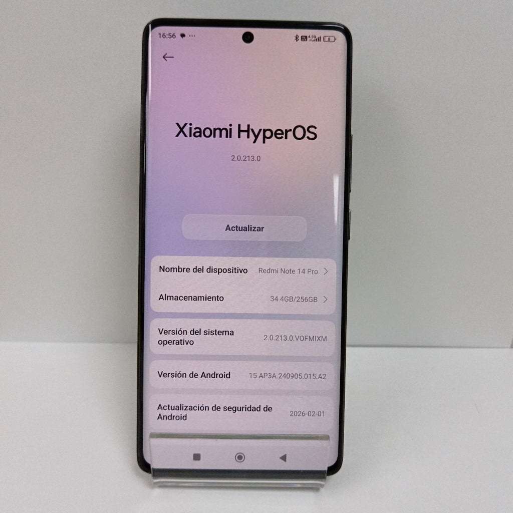 CELULAR XIAOMI REDMI NOTE 14 PRO 24116RACCG (2024) 256 GB 8 GB RAM (SEMINUEVO)