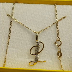 CADENA, DIJE ORO 10 K 2.9 GRMS (SEMINUEVO)