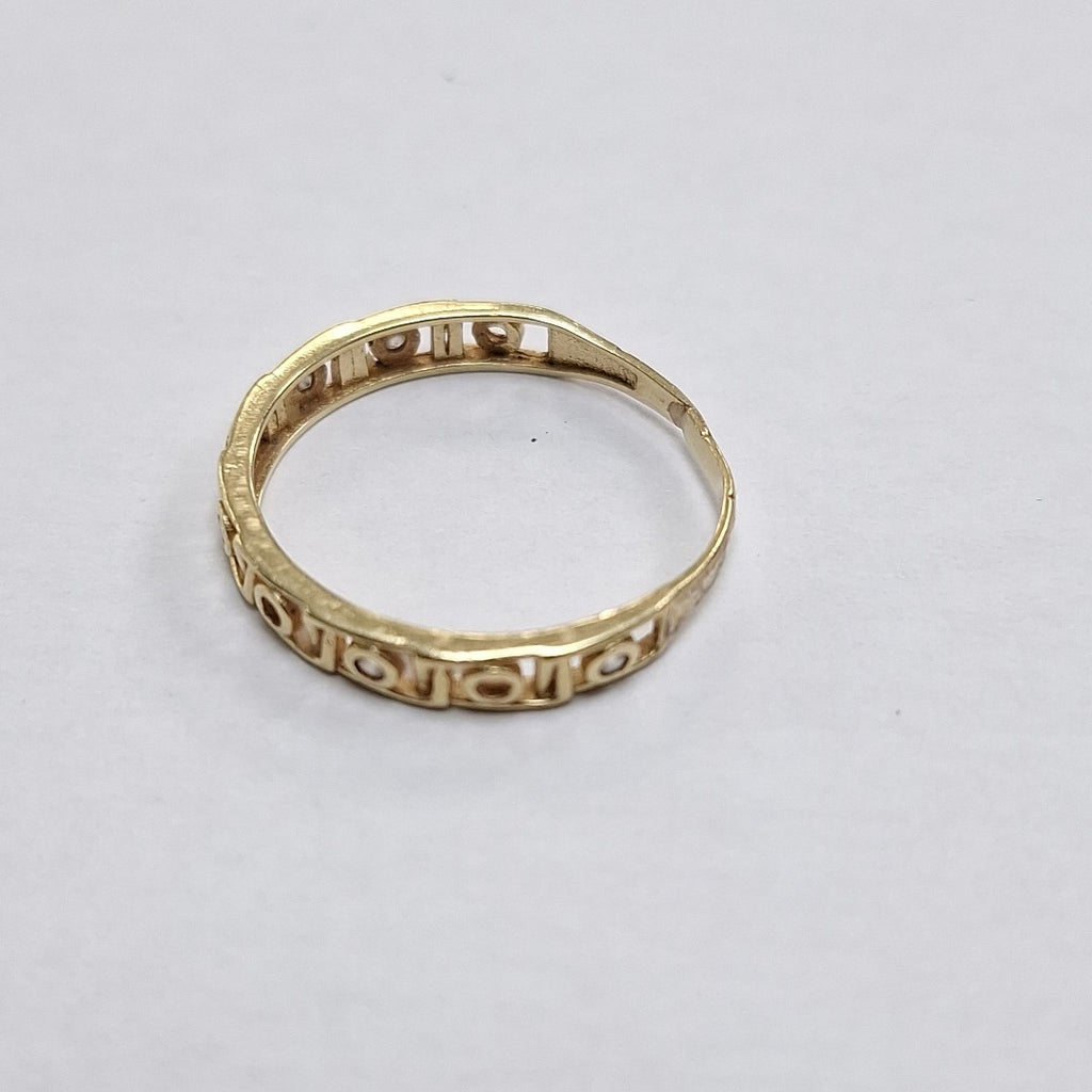 ANILLITO ORO 14 K 1.3 GRMS (SEMINUEVO)