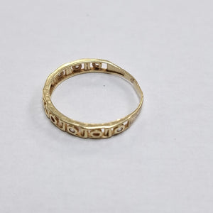 ANILLITO ORO 14 K 1.3 GRMS (SEMINUEVO)