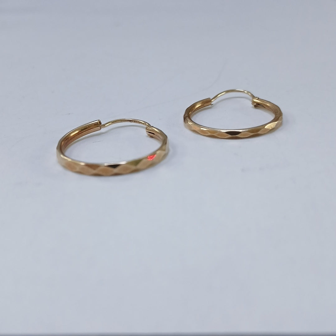 ARRACADAS PAR ORO 10 K 1.3 GRMS (SEMINUEVO)
