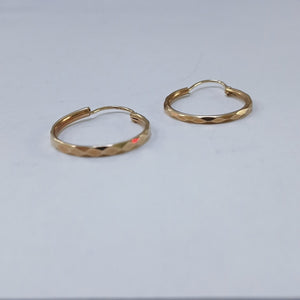 ARRACADAS PAR ORO 10 K 1.3 GRMS (SEMINUEVO)