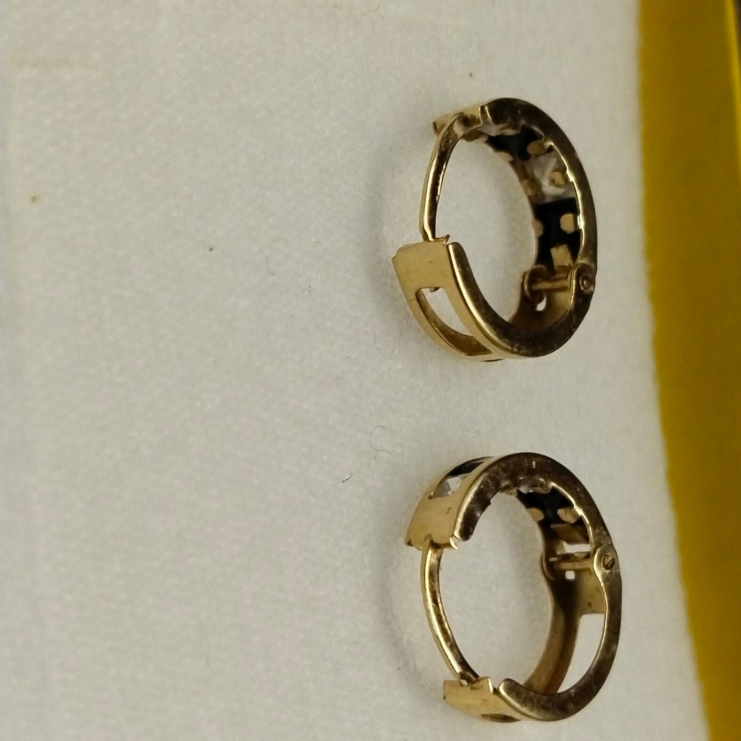 ARRACADAS PAR ORO 10 K 1,20 GRMS (SEMINUEVO)