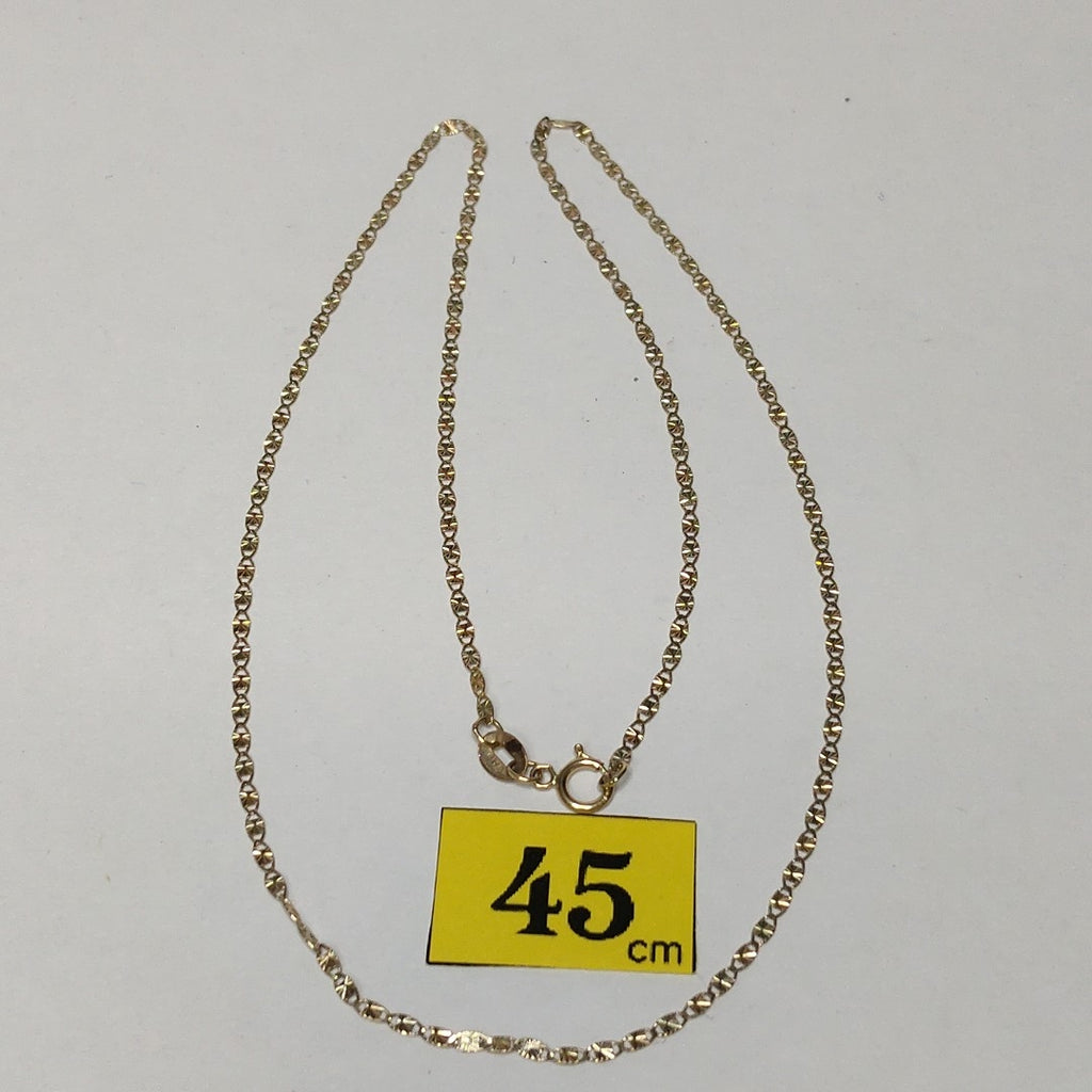 CADENA ORO COMBINADO 10 K 1.6 GRMS (SEMINUEVO)