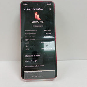 CELULAR SAMSUNG GALAXY Z FLIP 7 SM-F766B (2025) 512 GB 12 GB RAM (SEMINUEVO)