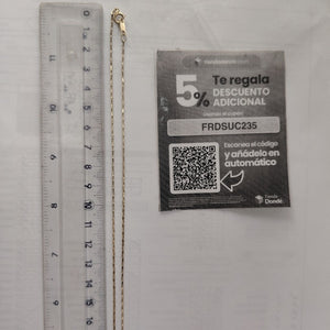 CADENA, DIJE ORO 10 K 1.3 GRMS (SEMINUEVO)