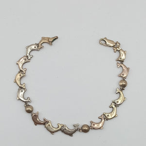PULSERA ORO, ORO COMBINADO 14 K 5.7 GRMS (SEMINUEVO)
