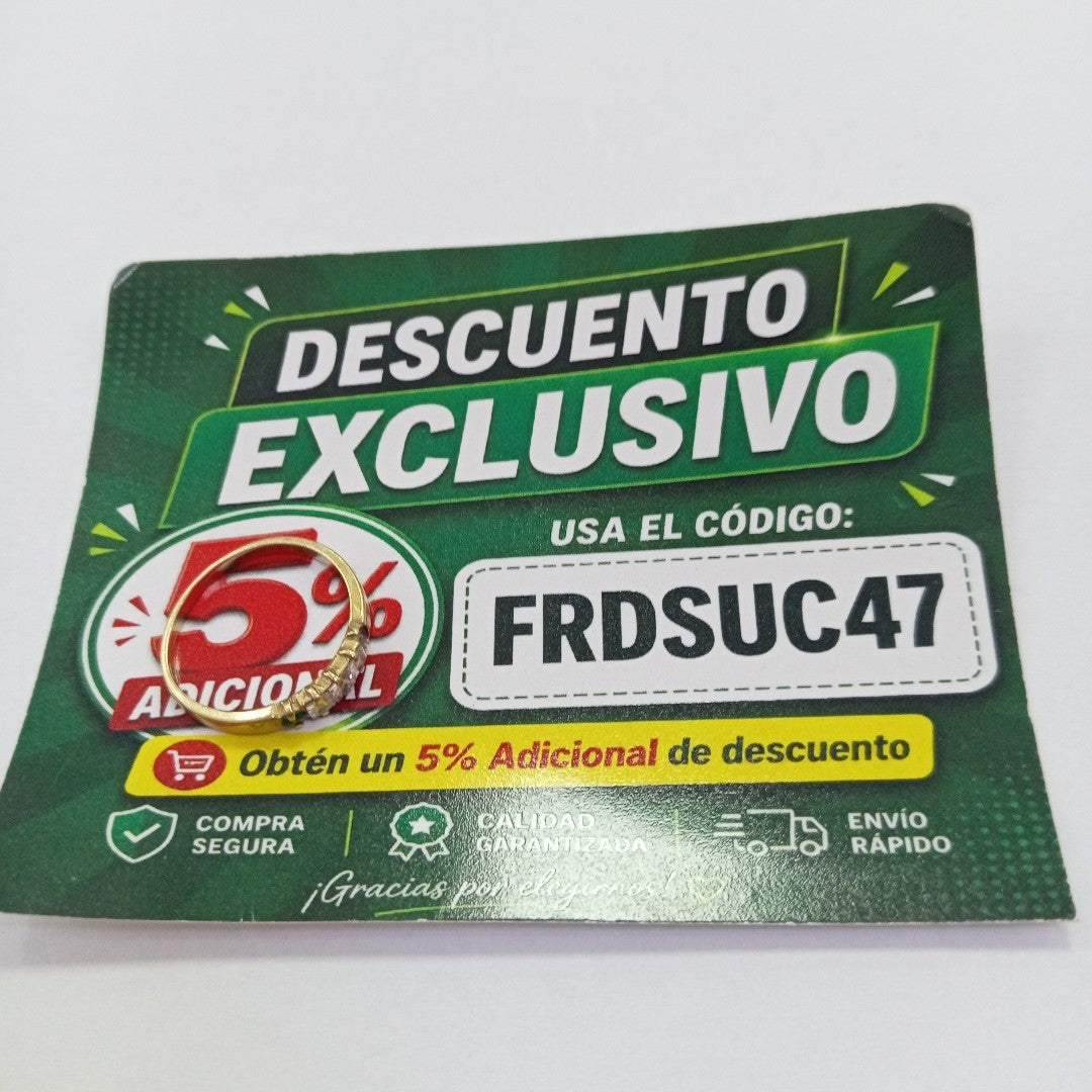 ANILLITO ORO 10 K 1.5 GRMS (SEMINUEVO)