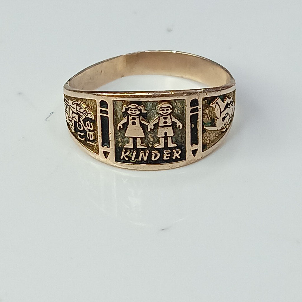 ANILLO DE GRADUACIÓN ORO 8 K 1,50 GRMS (SEMINUEVO)