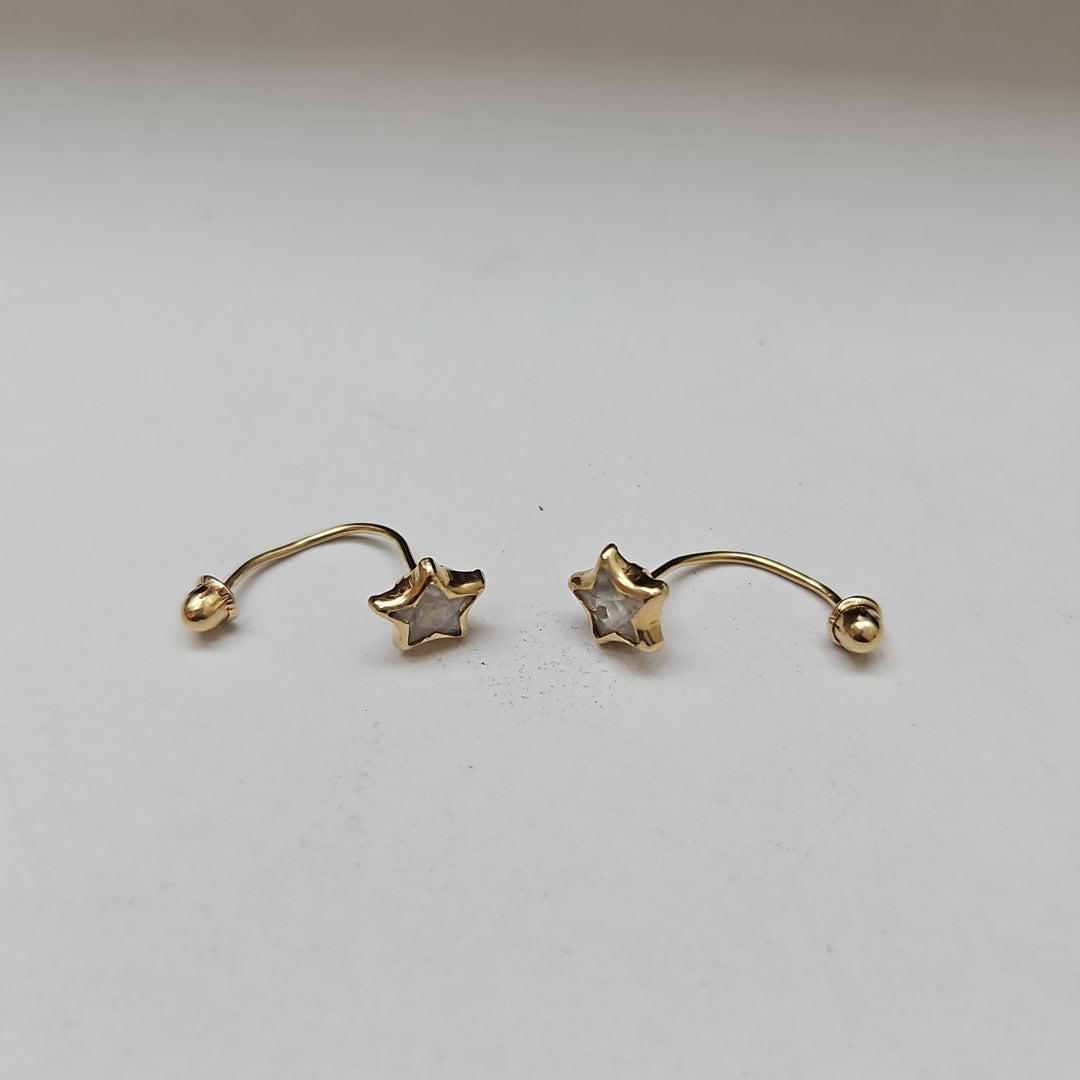 ARETES PAR ORO 10 K 0,60 GRMS (SEMINUEVO)