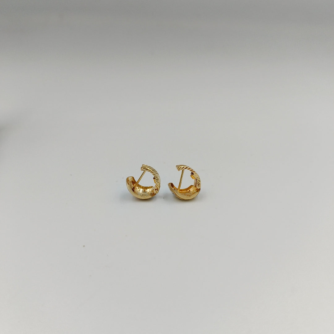ARETES PAR ORO 14 K 2.6 GRMS (SEMINUEVO)
