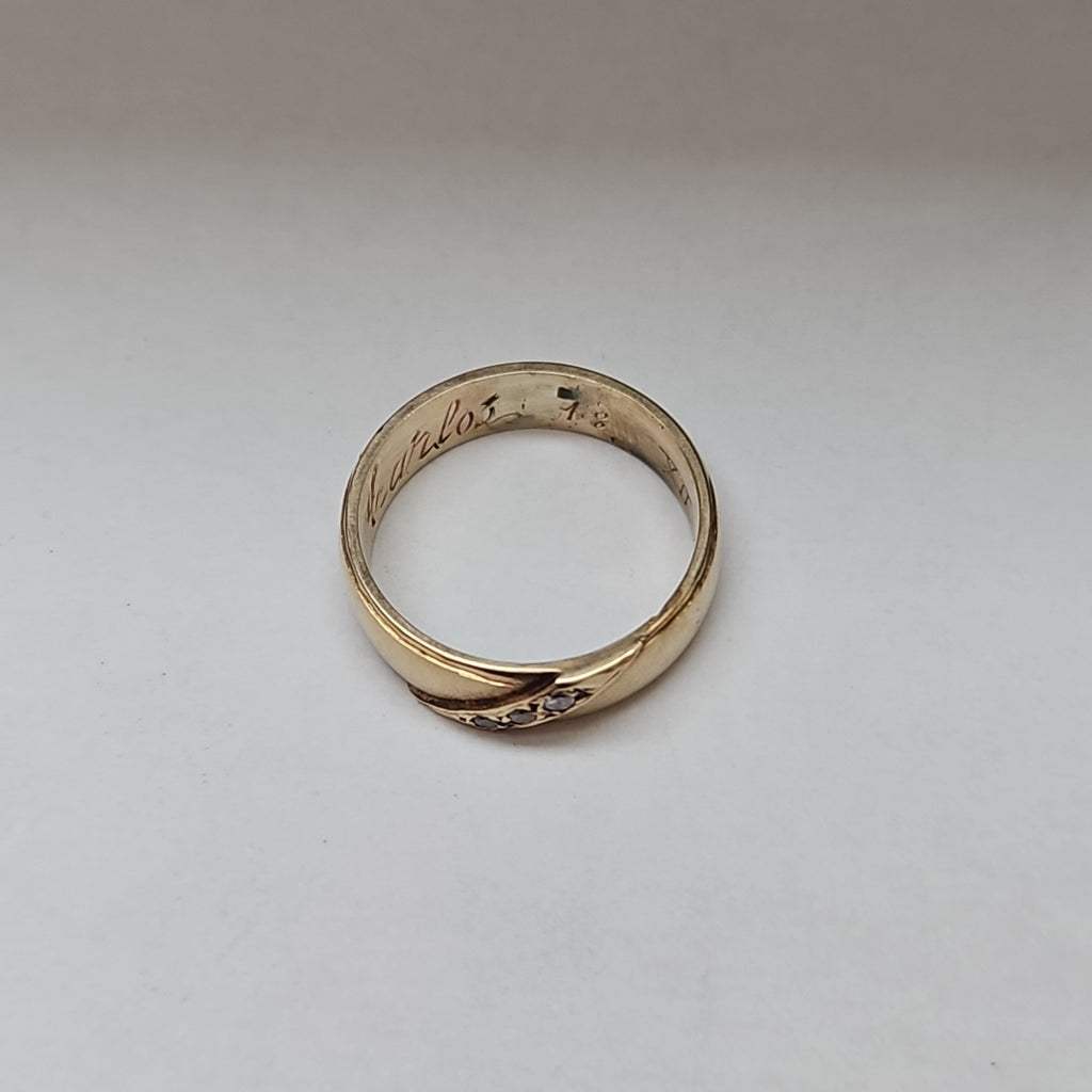 ARGOLLA ORO 14 K 4.5 GRMS (SEMINUEVO)