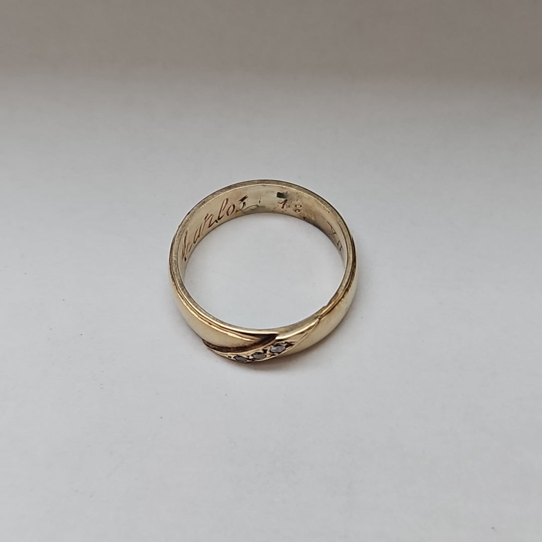 ARGOLLA ORO 14 K 4.5 GRMS (SEMINUEVO)