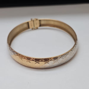 PULSERA RIGIDA ORO 10 K 7.2 GRMS (SEMINUEVO)