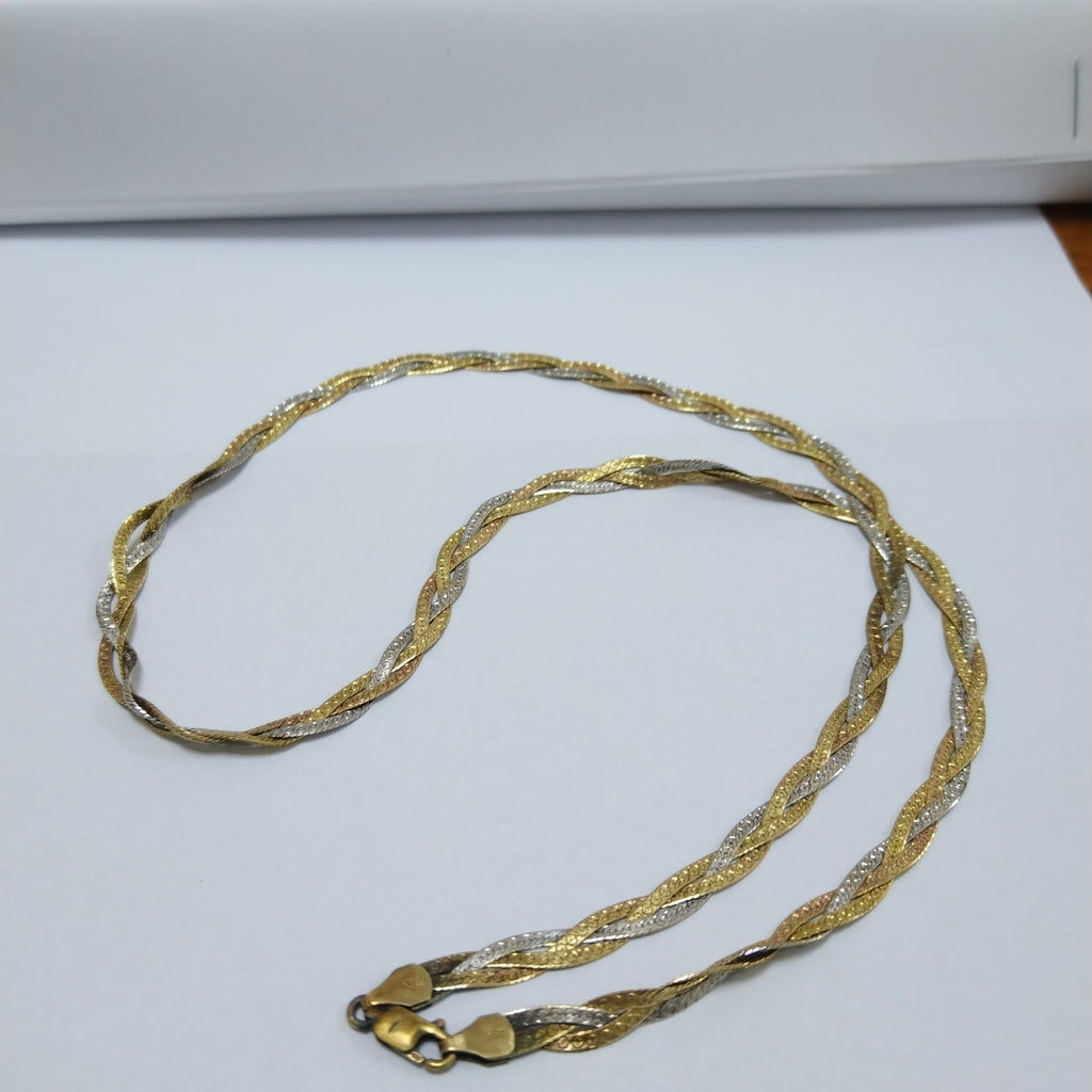 GARGANTILLA ORO 14 K 10.9 GRMS (SEMINUEVO)
