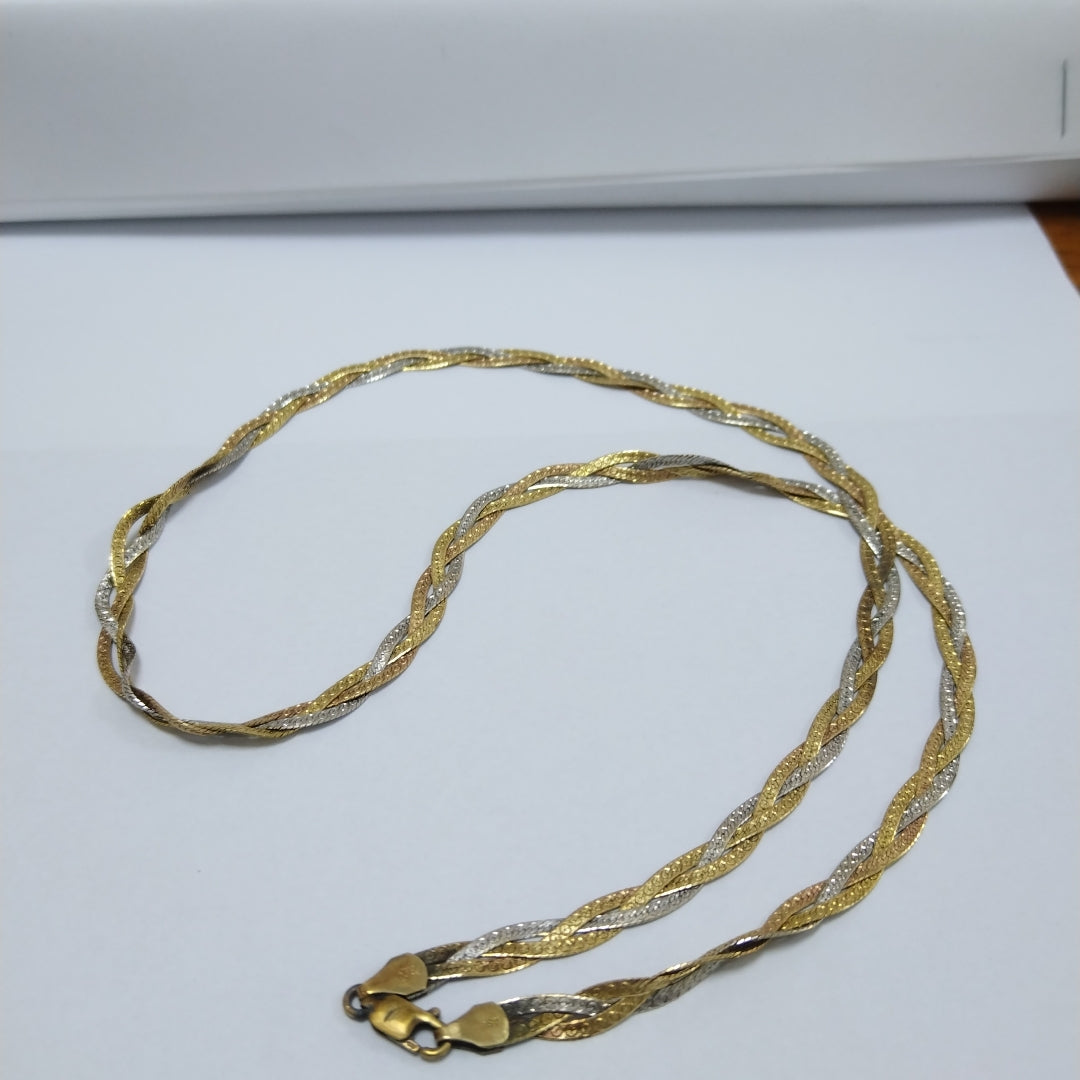 GARGANTILLA ORO 14 K 10.9 GRMS (SEMINUEVO)