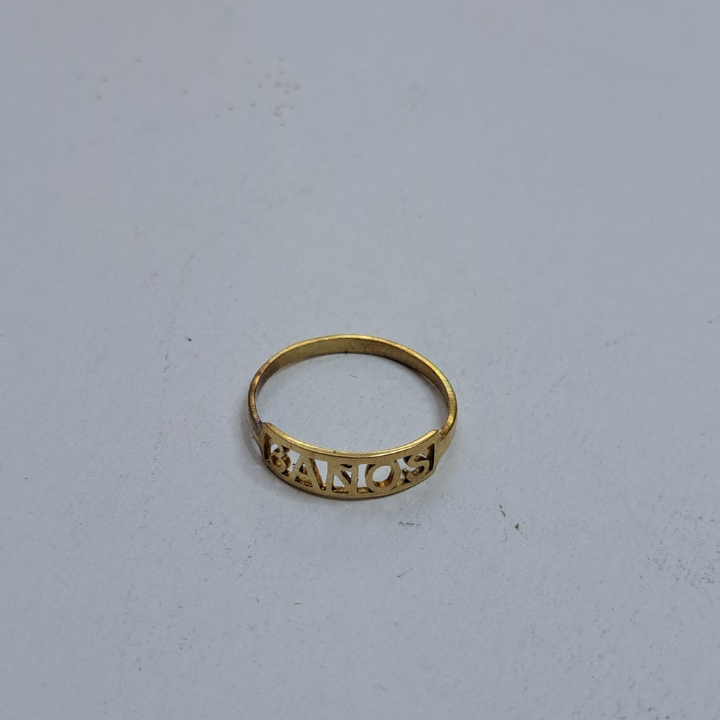 ANILLITO ORO 8 K 0.7 GRMS (SEMINUEVO)