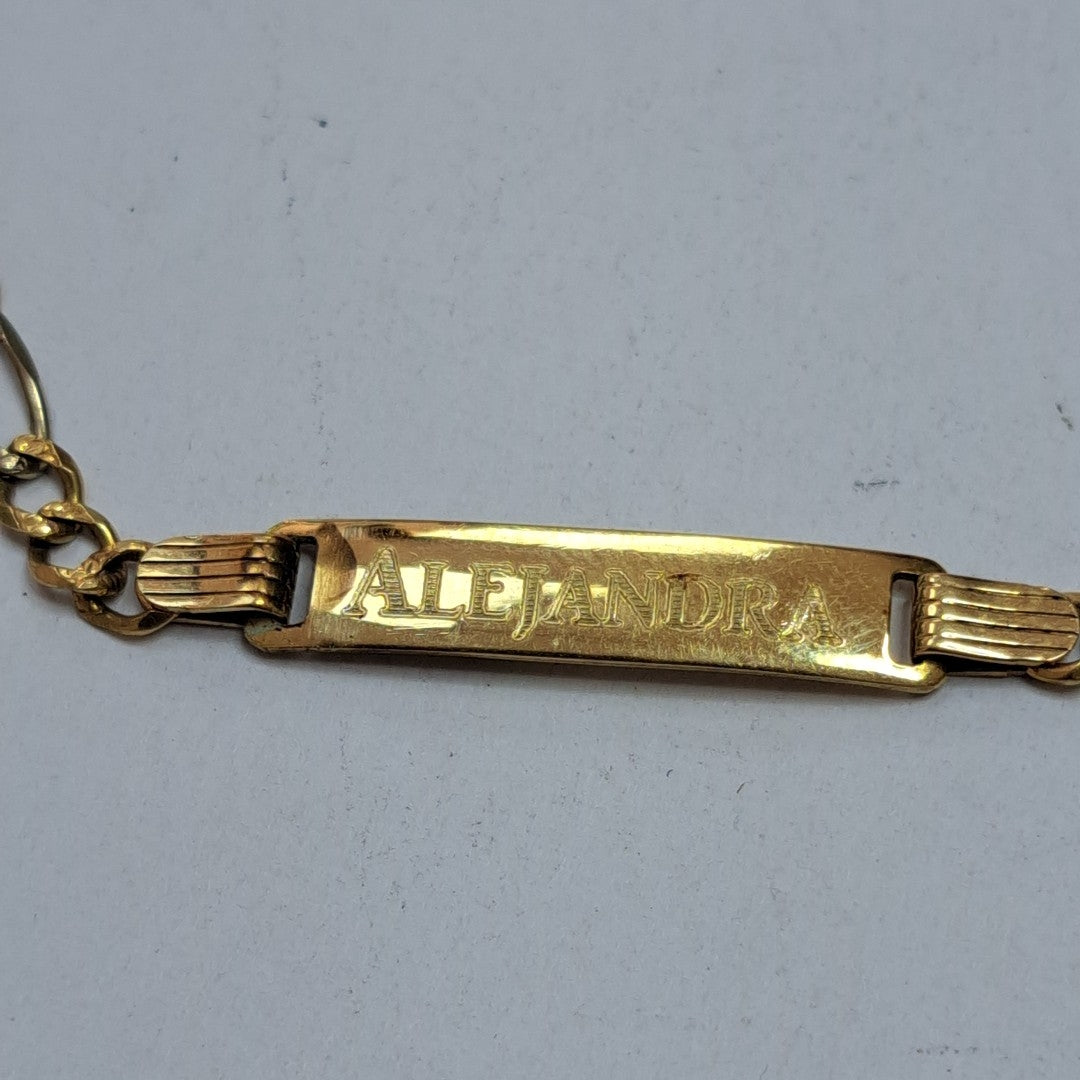 ESCLAVA ORO 14 K 3.3 GRMS (SEMINUEVO)