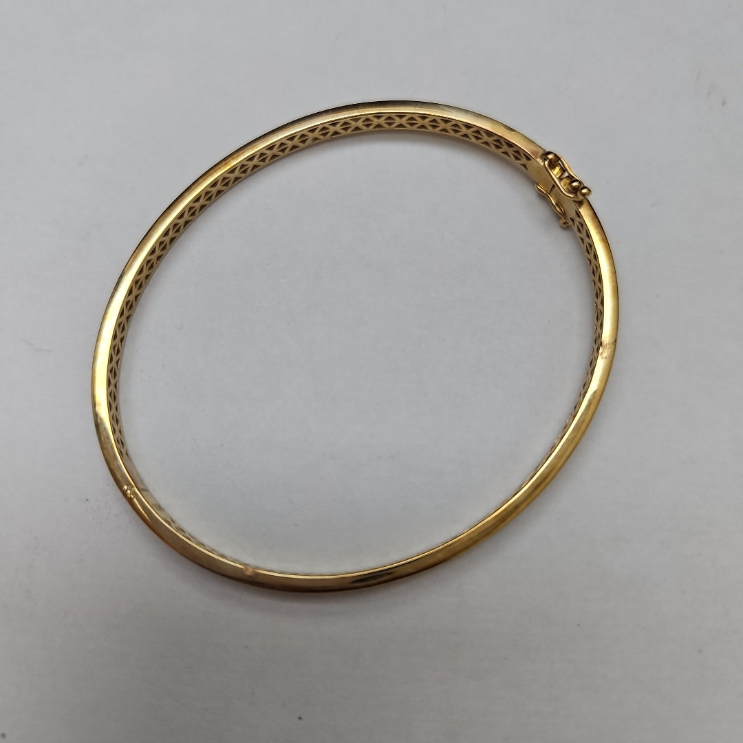 PULSERA RIGIDA ORO 10 K 4.9 GRMS (SEMINUEVO)