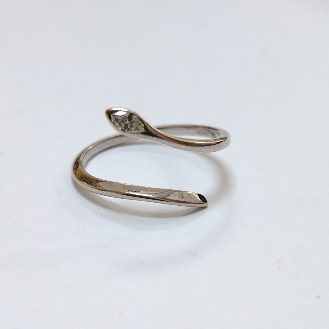 ANILLITO ORO, ORO BLANCO 14 K 1.6 GRMS (SEMINUEVO)