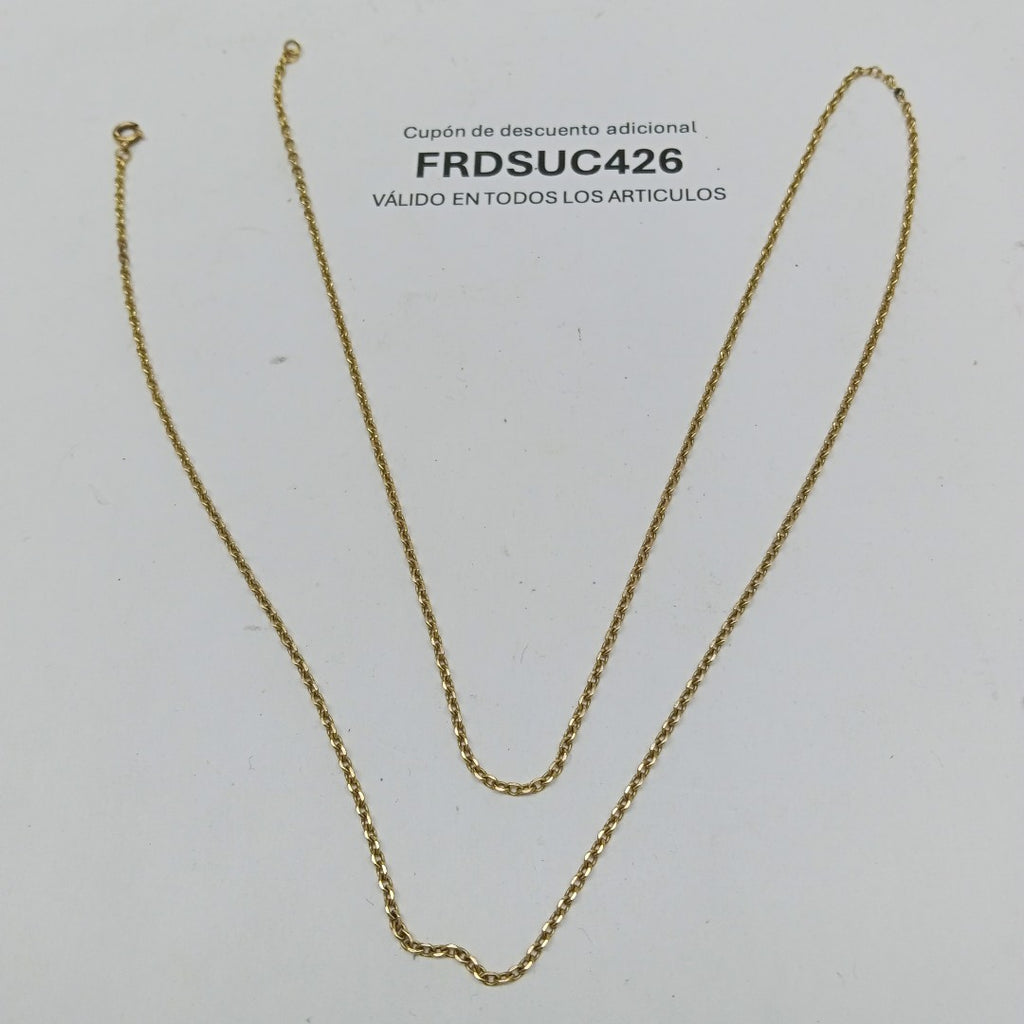 CADENA ORO 10 K 5.9 GRMS (SEMINUEVO)