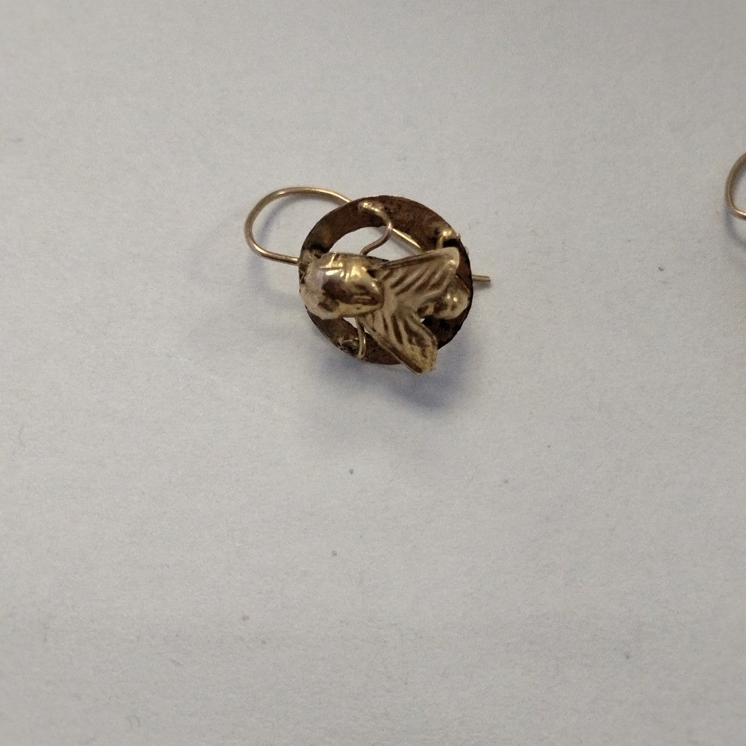 ARETES PAR ORO 10 K 1,10 GRMS (SEMINUEVO)