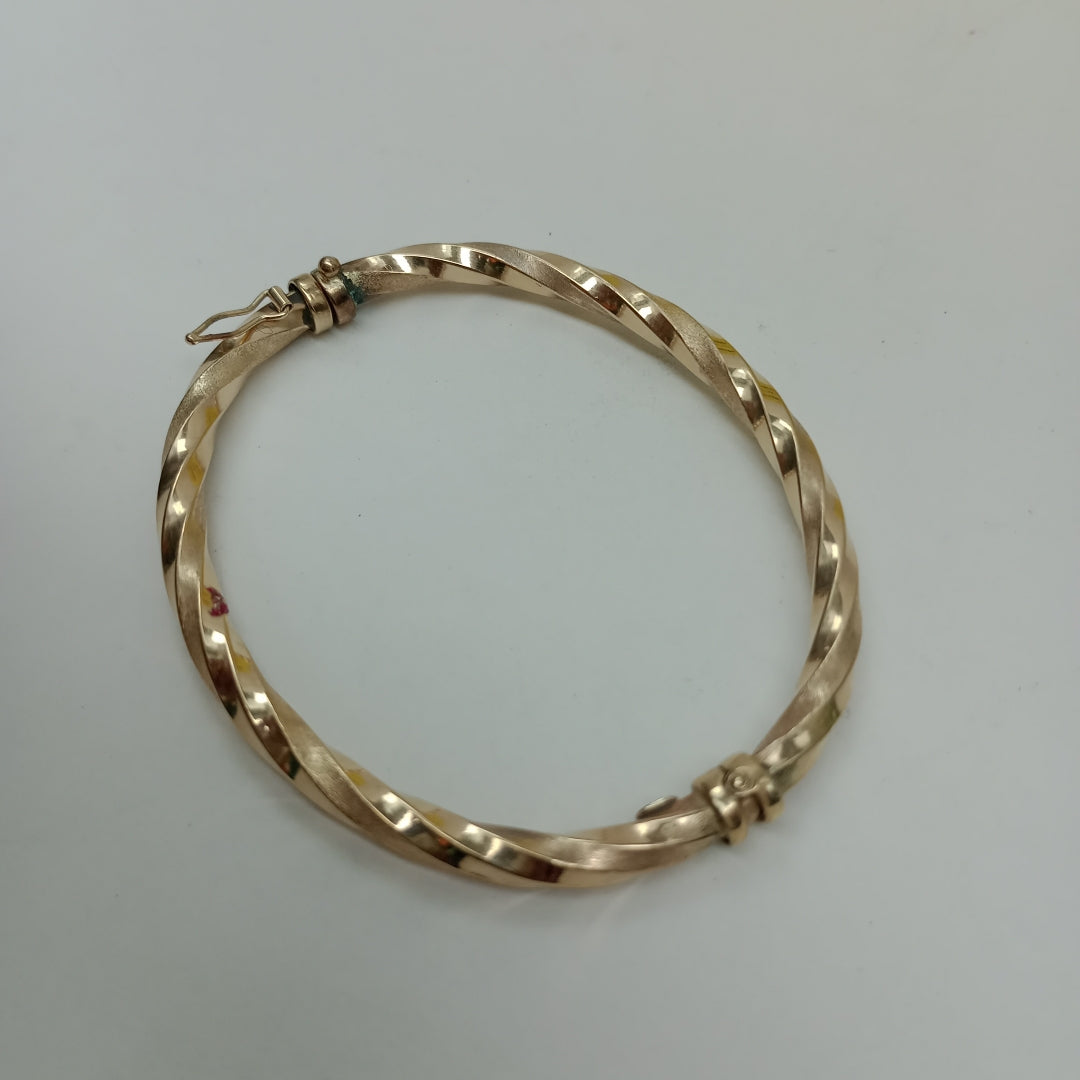 PULSERA RIGIDA ORO 10 K 6 GRMS (SEMINUEVO)