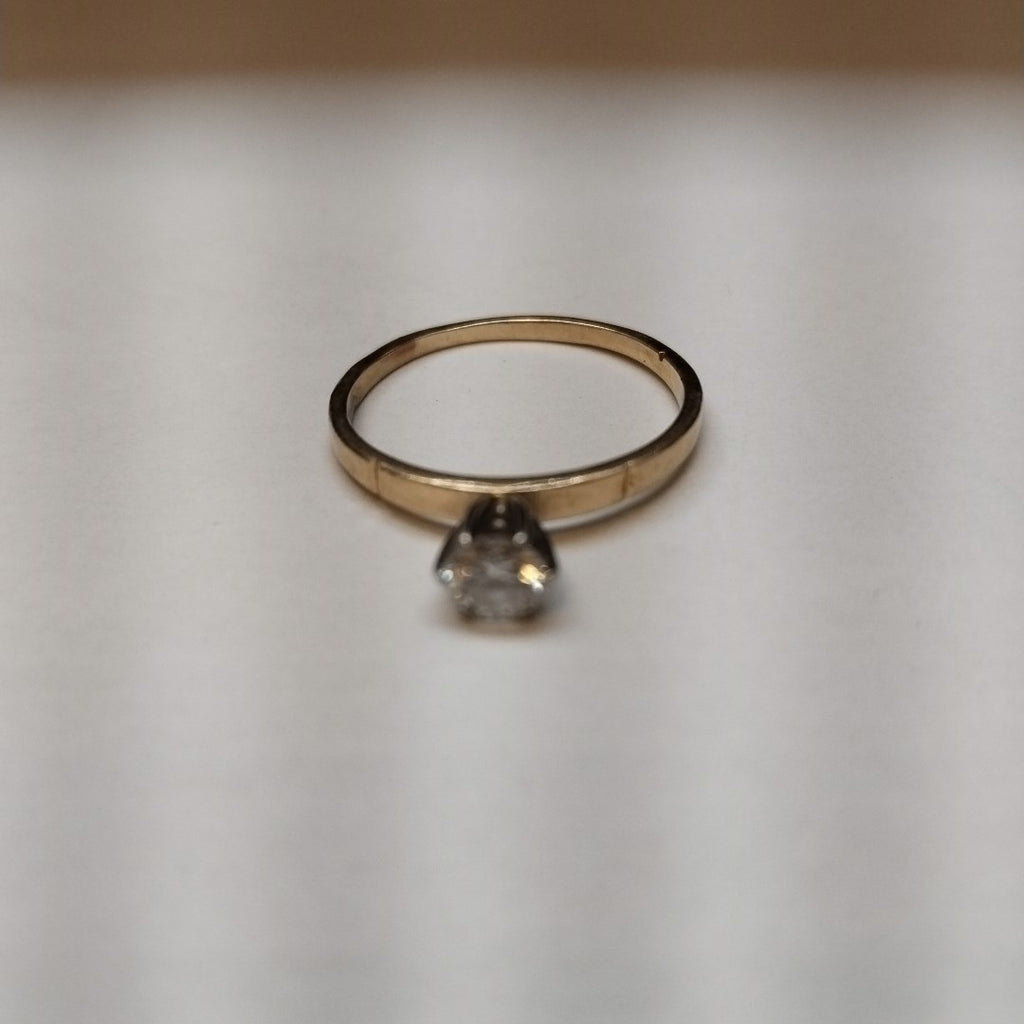 SOLITARIO ORO 14 K 2 GRMS (SEMINUEVO)