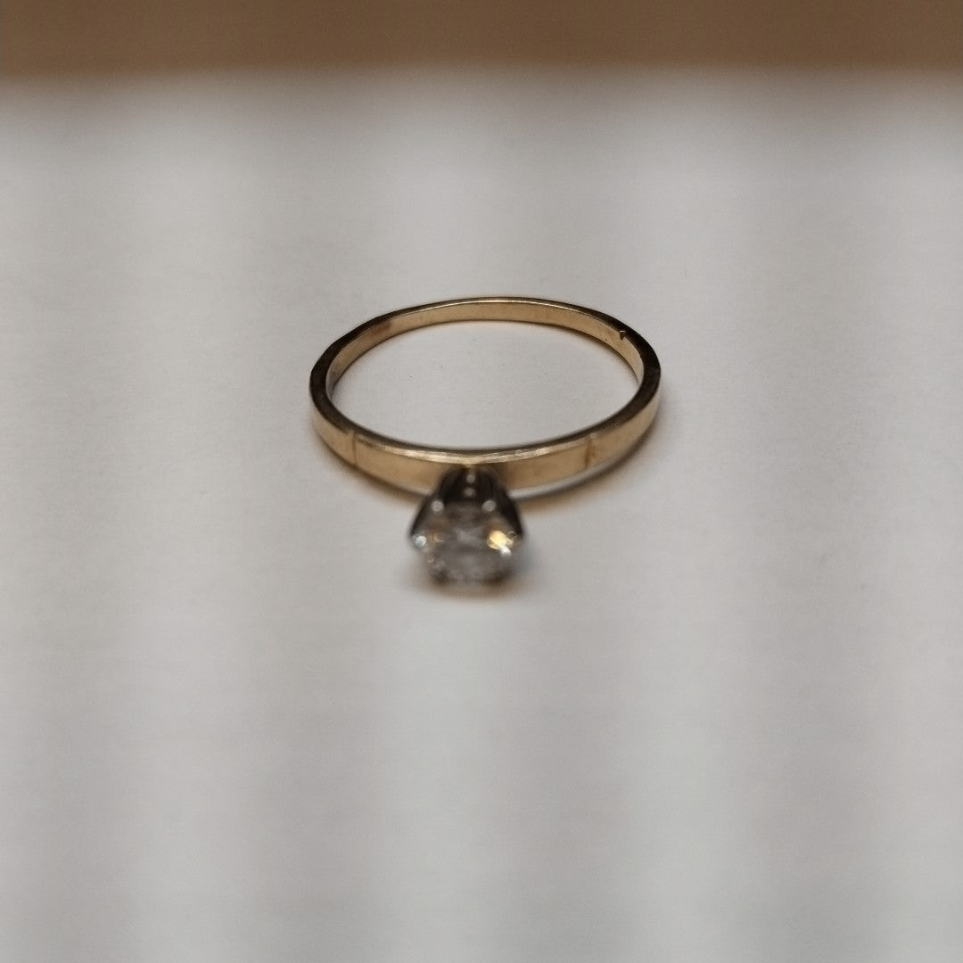 SOLITARIO ORO 14 K 2 GRMS (SEMINUEVO)