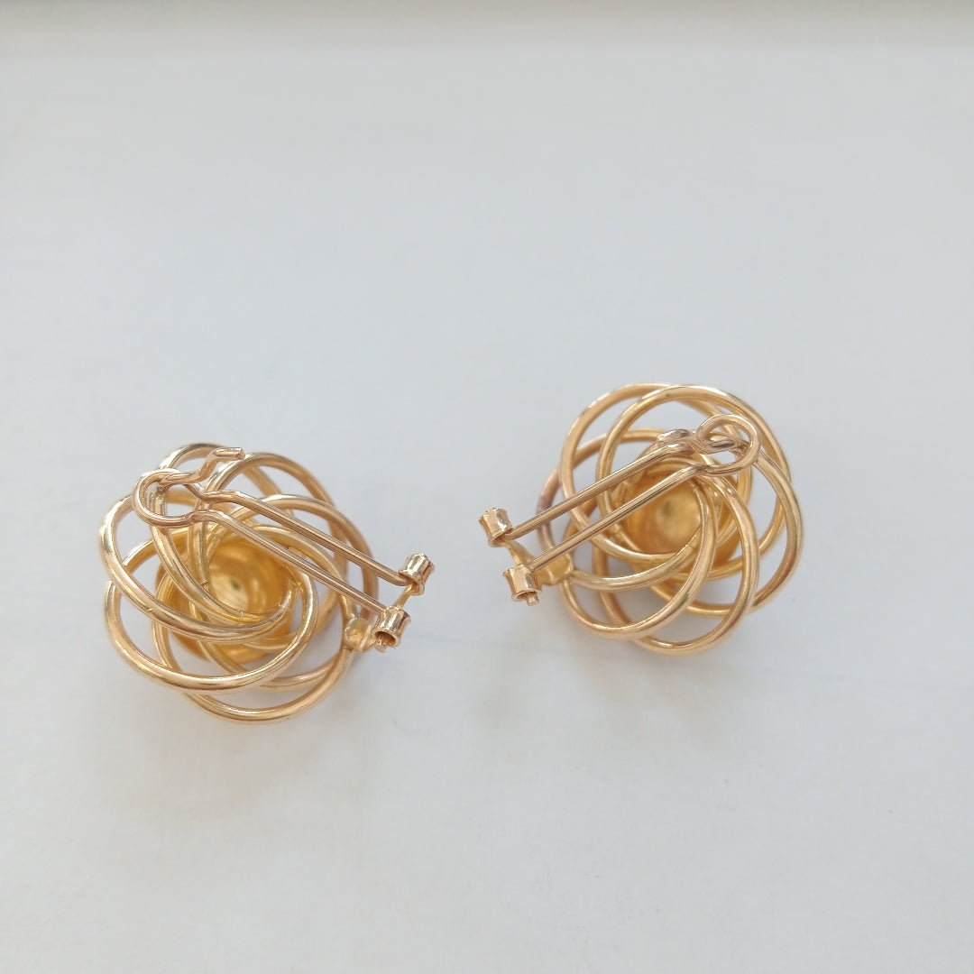 ARETES PAR ORO 10 K 7,20 GRMS (SEMINUEVO)