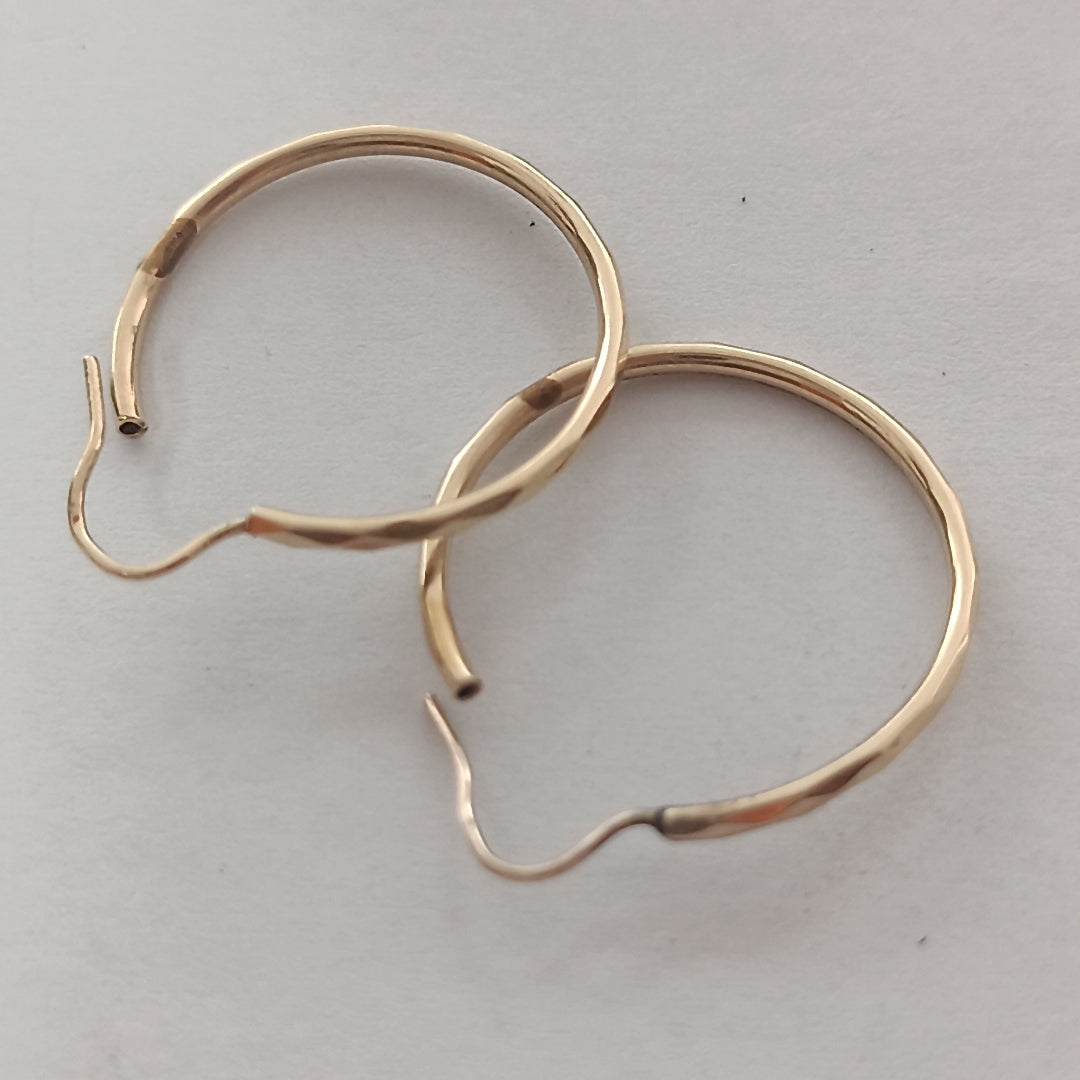 ARRACADAS PAR ORO 14 K 1,00 GRMS (SEMINUEVO)