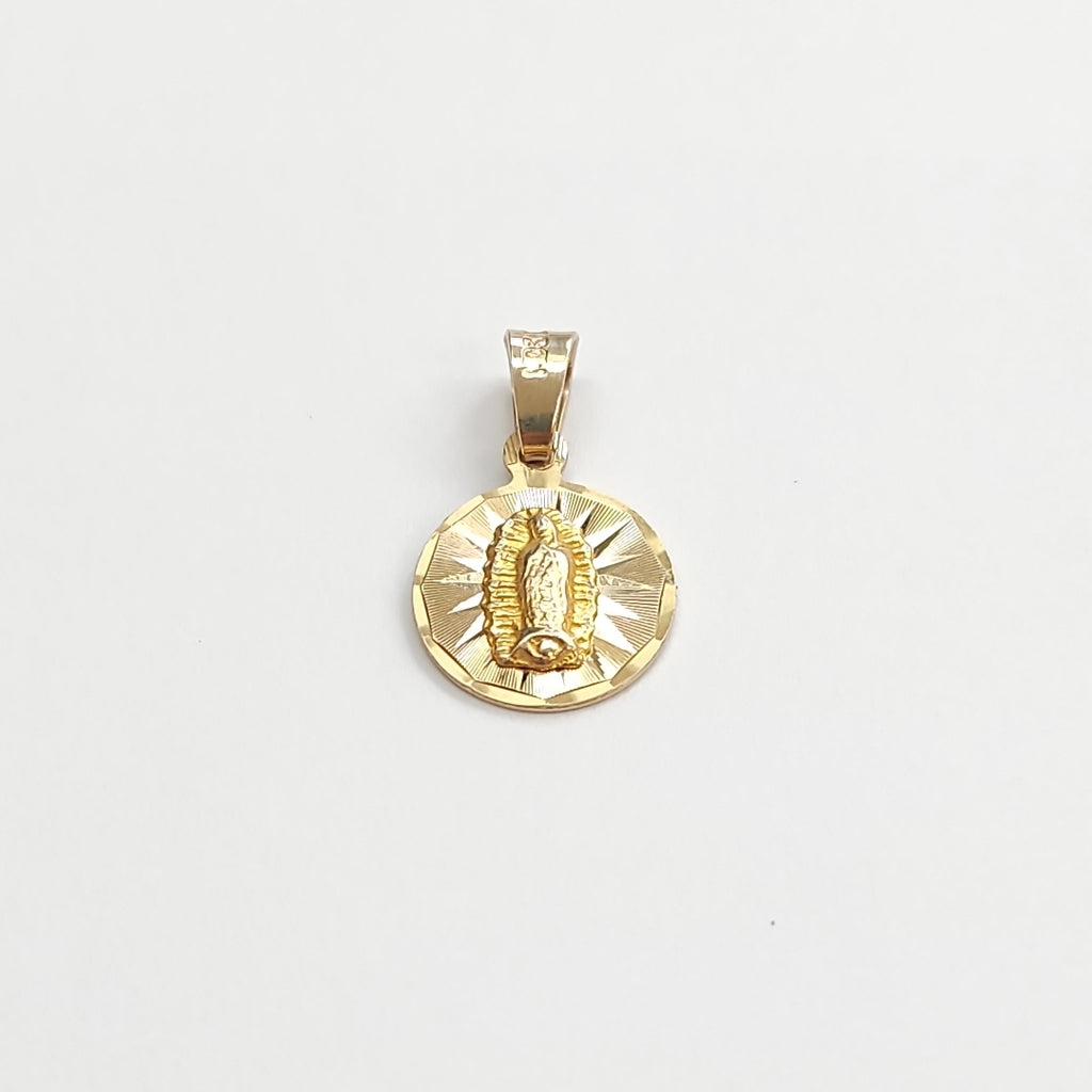 DIJE, MEDALLA RELIGIOSA ORO 14 K 1.1 GRMS (SEMINUEVO)
