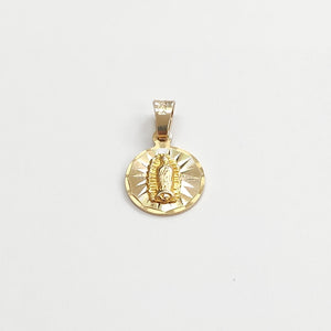 DIJE, MEDALLA RELIGIOSA ORO 14 K 1.1 GRMS (SEMINUEVO)