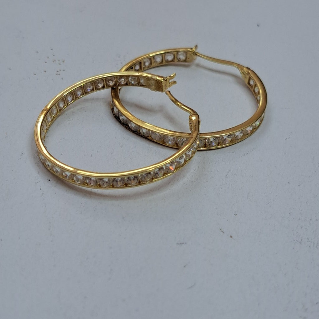 ARRACADAS PAR ORO 14 K 2.7 GRMS (SEMINUEVO)