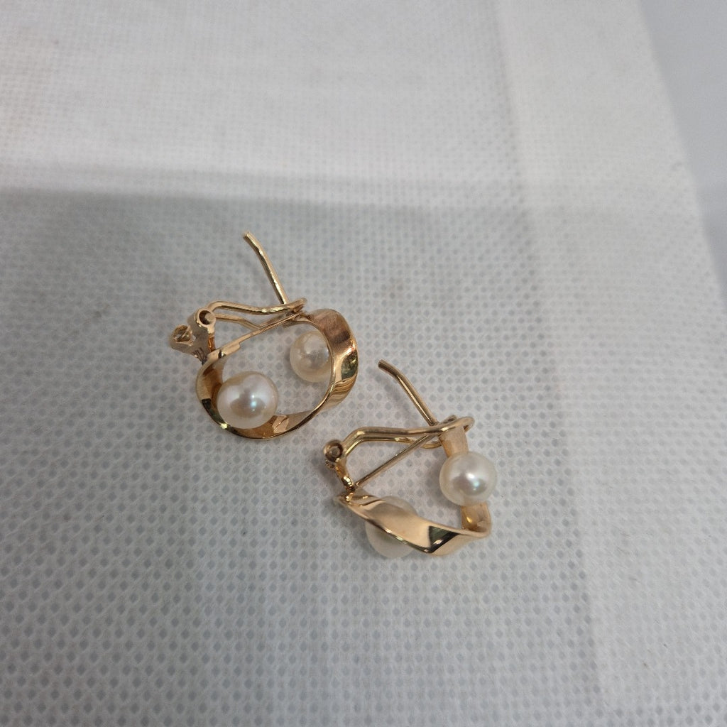 ARETES PAR ORO 14 K 4.6 GRMS (SEMINUEVO)