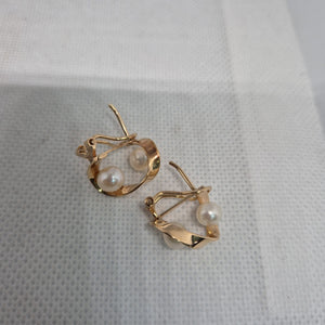 ARETES PAR ORO 14 K 4.6 GRMS (SEMINUEVO)