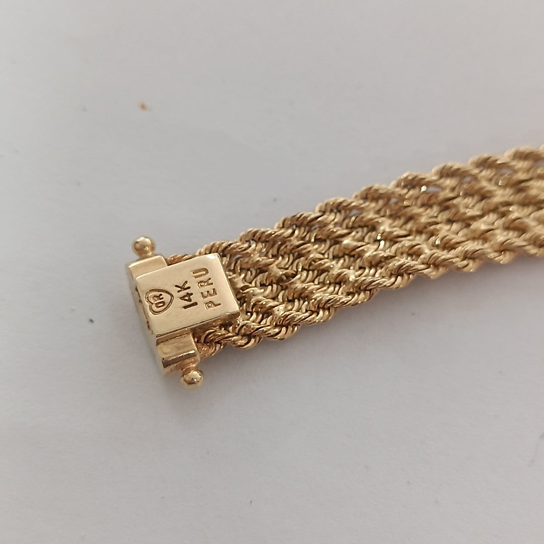 PULSERA ORO 14 K 10.6 GRMS (SEMINUEVO)