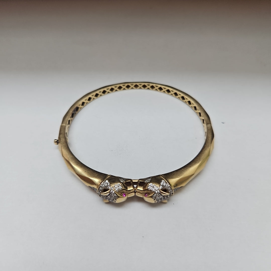 PULSERA RIGIDA ORO 10 K 11.3 GRMS (SEMINUEVO)