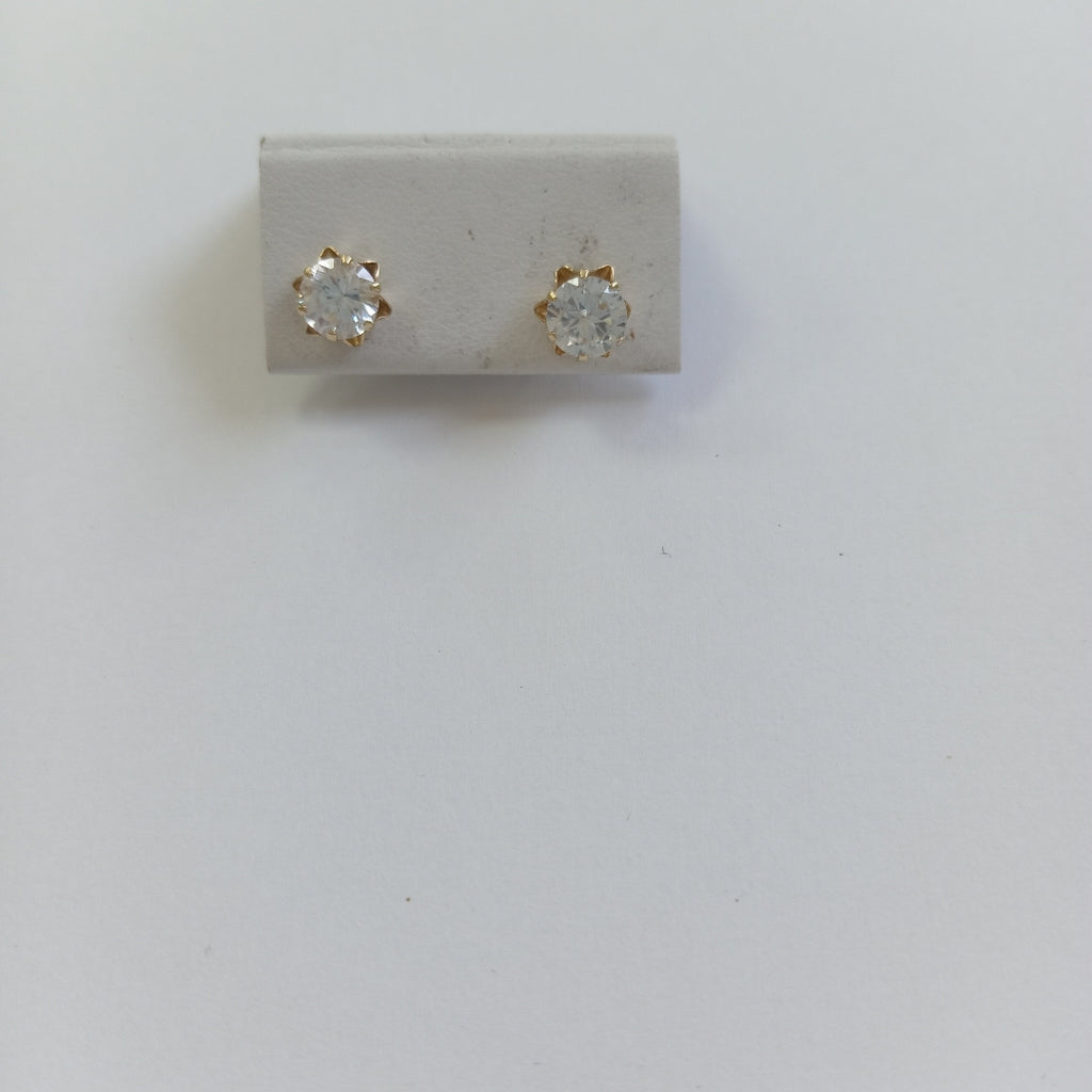 ARETES PAR ORO 10 K 0,90 GRMS (SEMINUEVO)