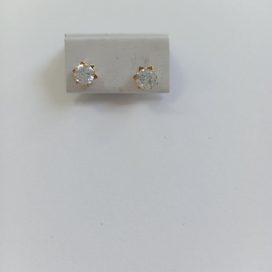 ARETES PAR ORO 10 K 0,90 GRMS (SEMINUEVO)