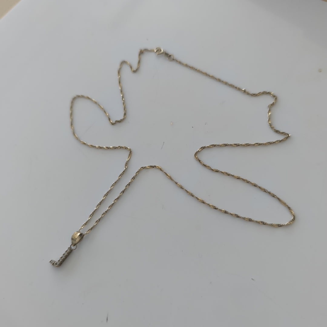 CADENA, DIJE ORO 10 K 1.8 GRMS (SEMINUEVO)