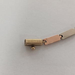 PULSERA ORO COMBINADO 14 K 6,40 GRMS (SEMINUEVO)
