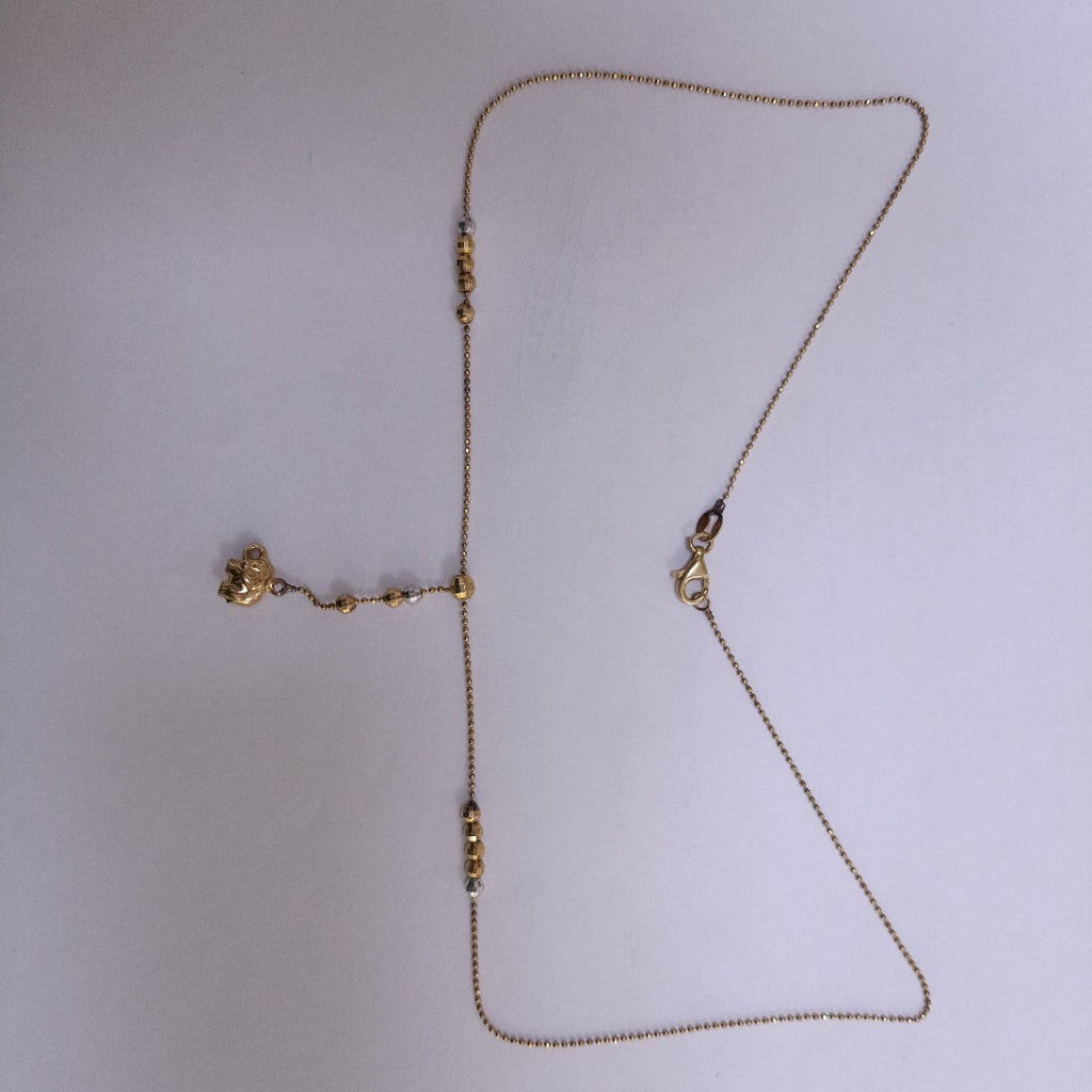 GARGANTILLA ORO COMBINADO 14 K 3.5 GRMS (SEMINUEVO)