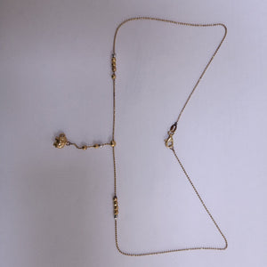 GARGANTILLA ORO COMBINADO 14 K 3.5 GRMS (SEMINUEVO)
